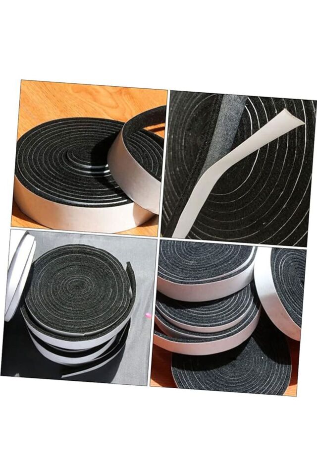 Yumuşak ve Koruyucu Keçe Bant - Isı ve Ses yalıtımı İçin Mükemmel Çözüm 5mt x 5cm (1mt lik 5 adet)