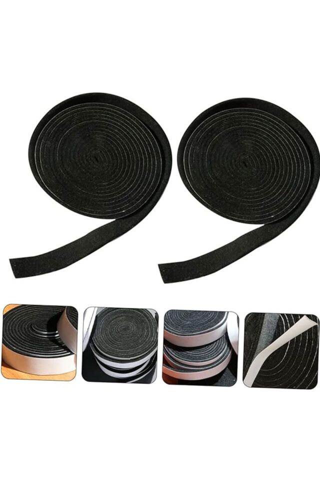 Yumuşak ve Koruyucu Keçe Bant - Isı ve Ses yalıtımı İçin Mükemmel Çözüm 5mt x 5cm (1mt lik 5 adet)