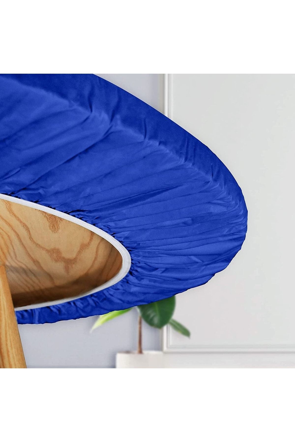 Mavi Lastikli Masa Örtüsü (120-150cm)