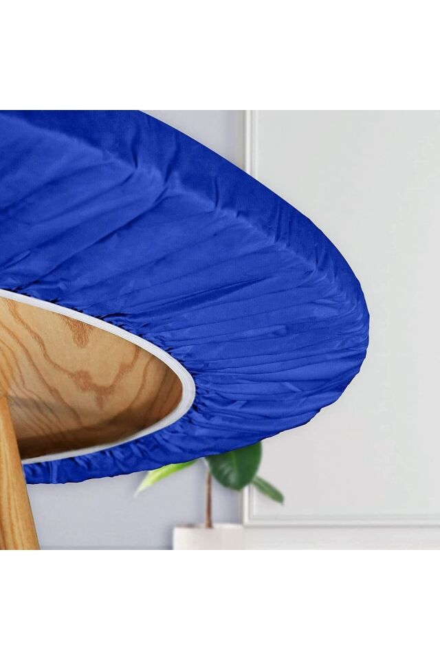 Mavi Lastikli Masa Örtüsü (120-150cm)