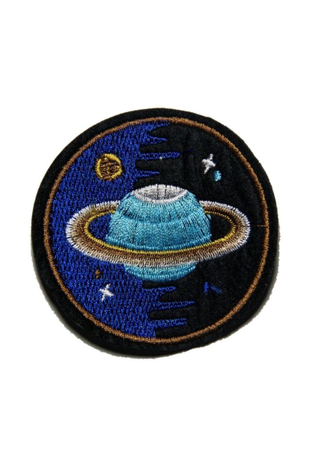 Gezegen Arma Yama Patch Sticker (ütüyle Yapışan Arma)