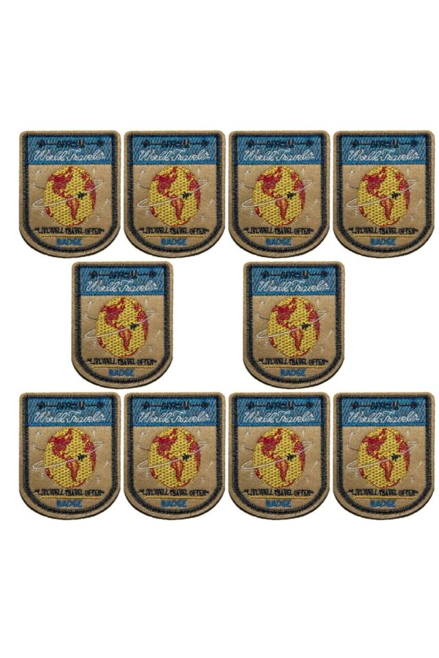 Wall Arma Yama Patch Sticker (ütüyle Yapışan Arma) 10 Adet