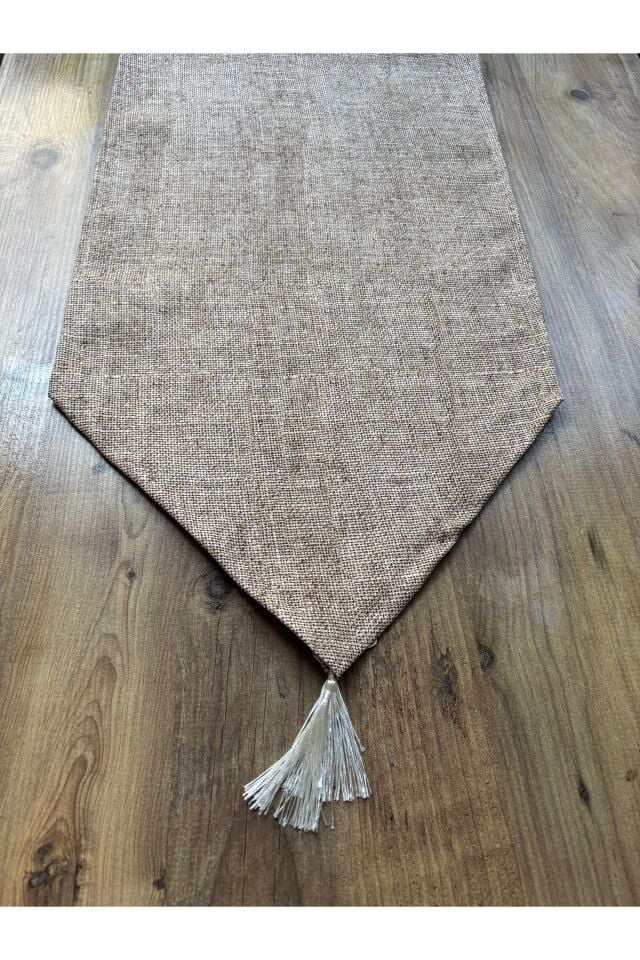 Çizgili Limon Duck Keten Su Geçirmez Kirlenmez Runner Jut Desen - 40 x 140