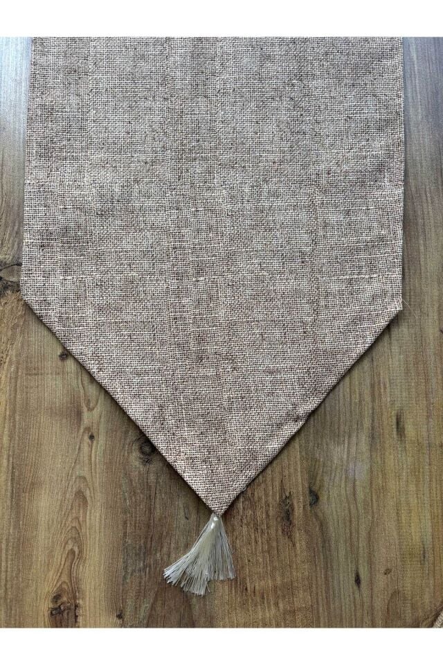 Çizgili Limon Duck Keten Su Geçirmez Kirlenmez Runner Jut Desen - 40 x 140