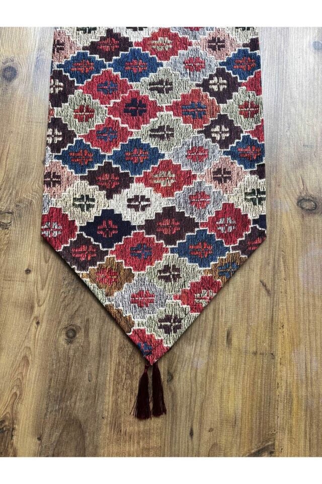 Çizgili Limon Duck Keten Su Geçirmez Kirlenmez Runner Kilim Desen - 40 x 140