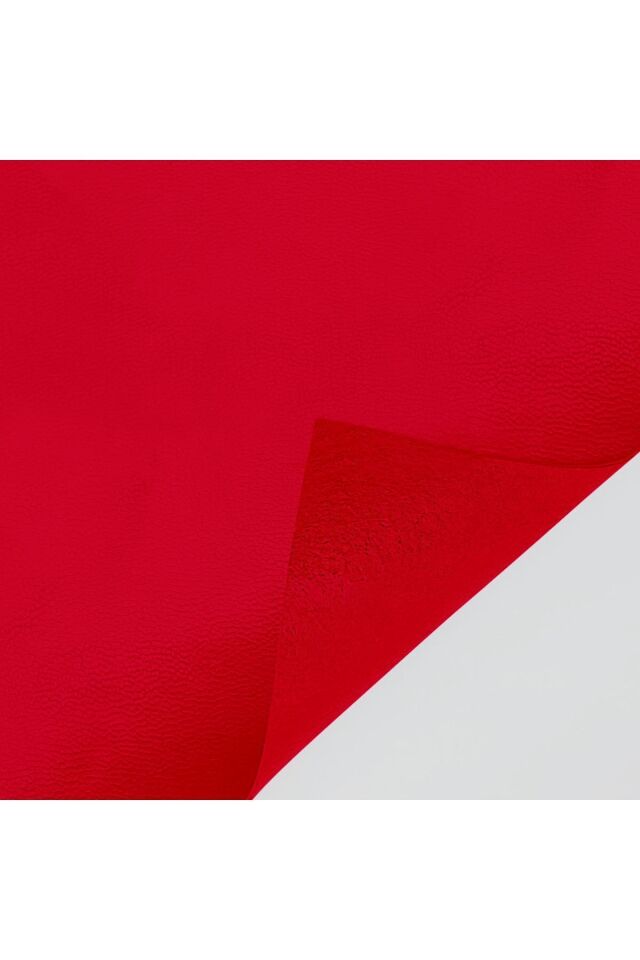Her Yüzey İçin Şık ve Pratik Çözüm: ( 48x100 cm) Kendinden Yapışkanlı Suni Deri Kaplama Çeşitleri Kırmızı