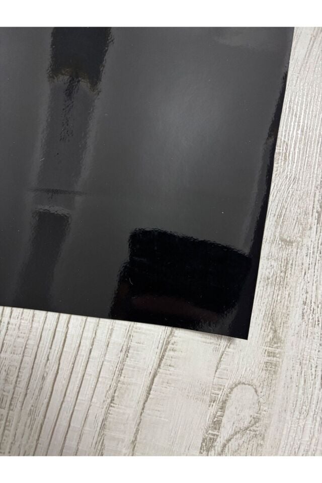 Her Yüzey İçin Şık ve Pratik Çözüm: ( 48x100 cm) Kendinden Yapışkanlı Suni Deri Kaplama Çeşitleri Siyah Rugan