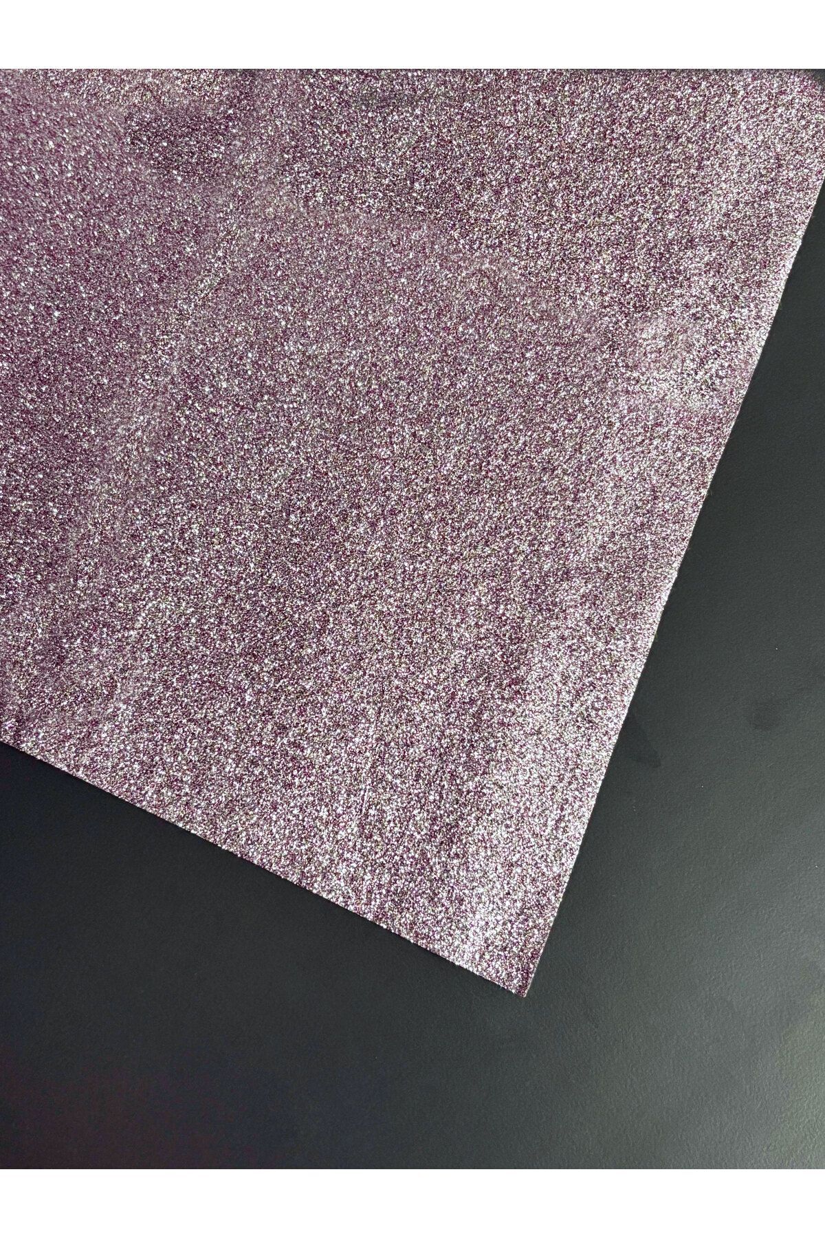 Her Yüzey İçin Şık ve Pratik Çözüm: ( 48x100 cm) Kendinden Yapışkanlı Suni Deri Kaplama Çeşitleri Pembe Simli