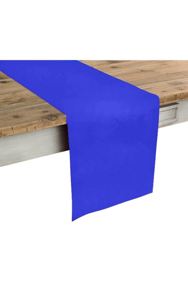 Hareketli ve Renkli: Saks Renkli Runner ile Modern Masa Dekoru , Masa Örtüsü saks - 40 x 130