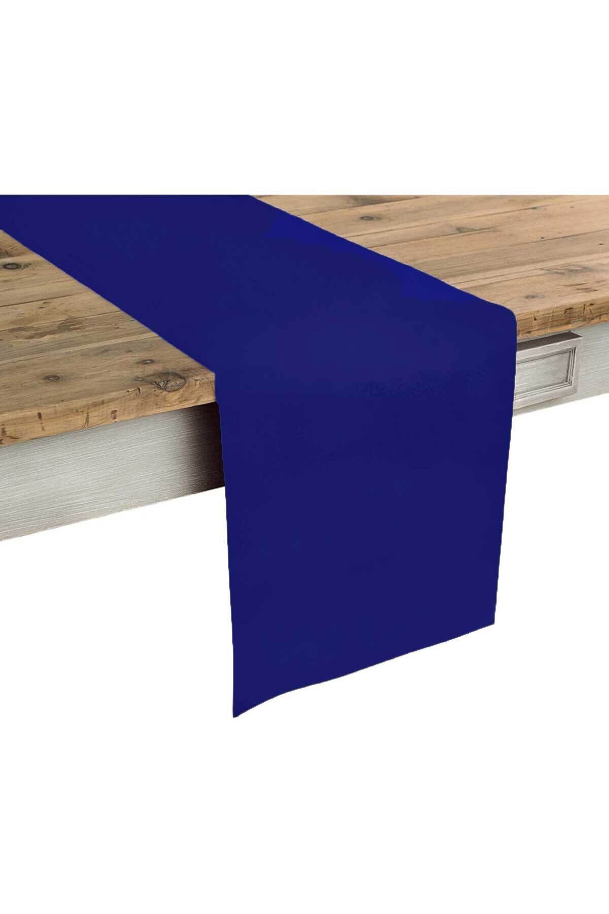 Hareketli ve Renkli: Saks Renkli Runner ile Modern Masa Dekoru , Masa Örtüsü lacivert - 40 x 130